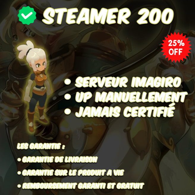 [Imagiro] Steamer 200 ,jamais certifié ,livré instantanément