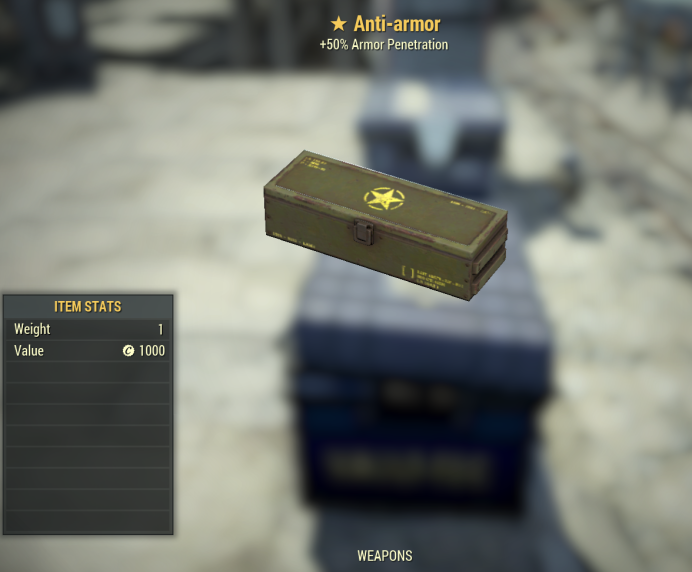 Anti-Armor [Legendary 1 Star Mod Box]