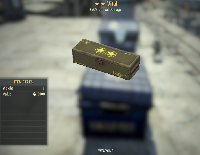 Vital [Legendary 2 Star Mod Box]