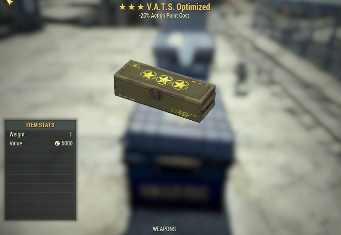 V.A.T.S. Optimized [Legendary 3 Star Mod Box]