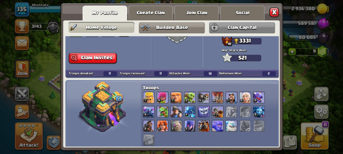 TH - 14 | XP - 135 | HEROES 39/45/19/10 | INSTANT DELIVERY 
