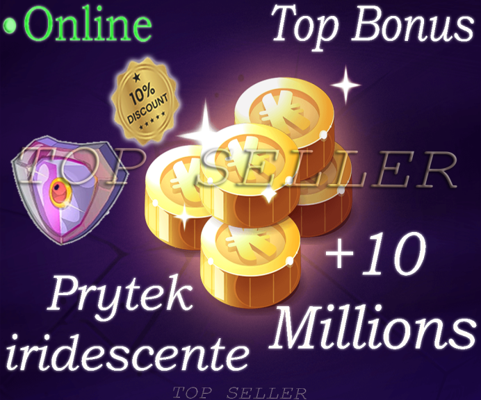orukam : Preytek Iridescente + 10 Millions kamas ( 10.000.000 Kamas ) + Top bonus - Delivery time 1 minute