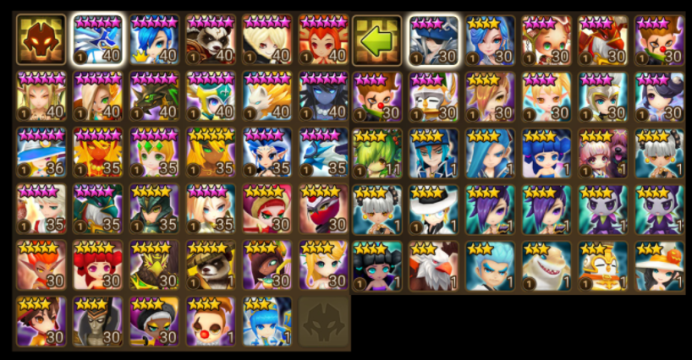 Asia - 7 Nat5 + 4768 crystals + Tower 149F + Seara + Jamire + Leo + Feng Yan + Ganymede + Chiwu +R