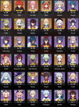 Asia | AR 53 | 8 + 1 Leg | Yae Miko | Nilou | Nahida | Ayaka | Keqing | Jean | Qiqi | Diluc
