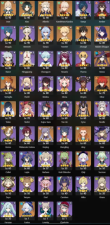 NA | AR 59 | 15 + 5 Leg | Albedo | Kazuha | Xiao | Ganyu | Zhongli | Raiden | Yelan | Cyno | Furina | Qiqi | Mona | Jean | Diluc | Tartaglia