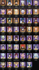 NA | AR 56 | 12 + 3 Leg | Hu Tao | Yelan | Zhongli | Klee | Ayaka | Venti | Cyno | Keqing | Qiqi | Jean | Diluc | Keqing |
