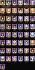 NA | AR 57 | 12 + 3 Leg | Venti | Wanderer | Kazuha | Yoimiya | Yelan | Yae Miko | Qiqi | Tighnari | Navia | Mona | Jean | Dehya