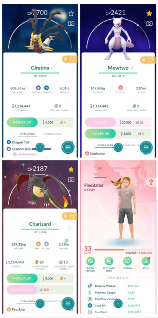 229x100IV, 67xShiny, 18xLegendary | 33 LVL | Shadow Mewtwo