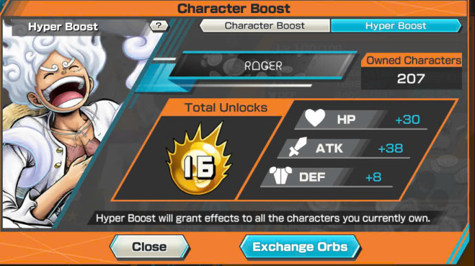 BR210-IOS+Android-Hyber Boost 16+4 Ex Meta Max(Roger V2+Luffy Gear 5+Kid Law+Big Mom)+Support 154%+Good Medal+Noland+Shiryu+Yasopp+King+Ben