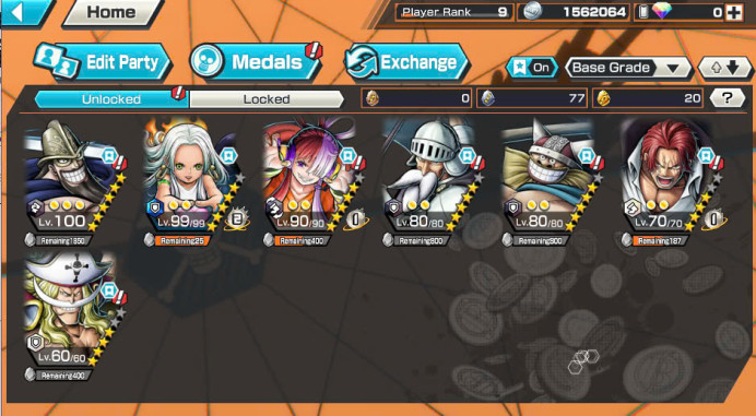 BR230-IOS+Android-3 Ex Meta(Snake+Shank V4+White Beard)+New Uta+Dorry+Broggy+Egghead Zoro+Sanji+Kaku+Egghead Luffy+Nice Items