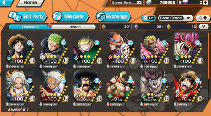 BR219-Hyber Boost 6+2 Ex Meta Max(Snake+Yamato Ace)+Good Medal+Support 139%+Egghead Zoro Max+Sanji Max+S-Hawk Max+Jabra+Egghead Luffy+Donflamigo