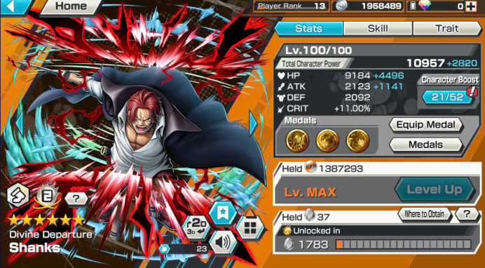 BR222-IOS+Android-4 Ex Meta(Shank V4 Max+White Beard+Roger+Oden)+Good Medal+Dorry+Kaku+Uta+Pacifista+Oden V2+Rayleigh v3+Kuma+Sanji+King+Shiryu