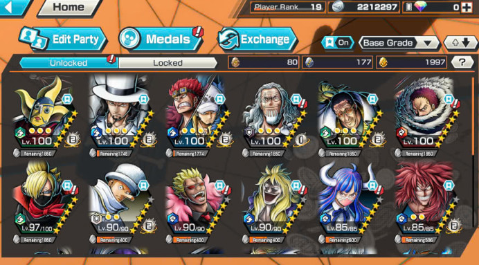 BR225-Android+IOS-2 Ex Meta Max(Kid Law+Lucci)+1997 Fragment+Good Medal+Egghead Luffy+Noland+Kalgara+Rayleigh+Bluneo+Shiryu+Katakuri+Ulti+King
