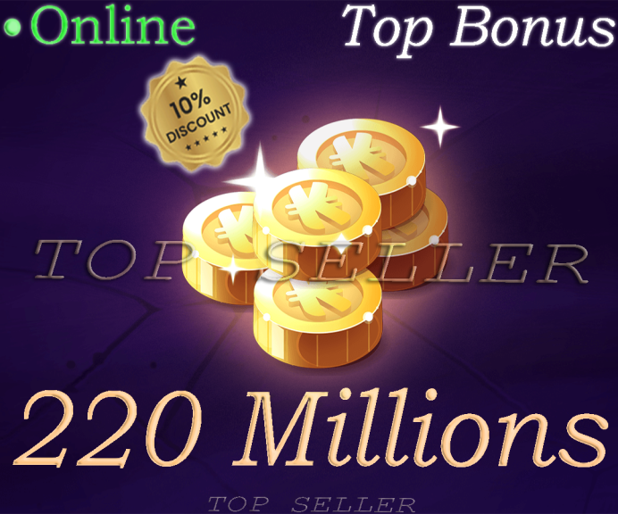 Fallanster : 220 Millions + Top bonus - Delivery time 1 minute