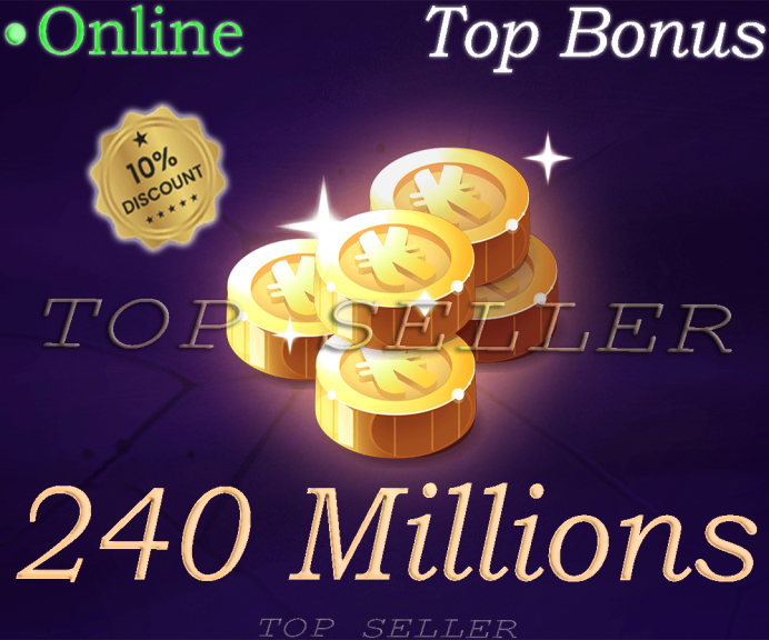 Fallanster : 240 Millions + Top bonus - Delivery time 1 minute