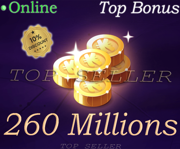 Fallanster : 260 Millions + Top bonus - Delivery time 1 minute