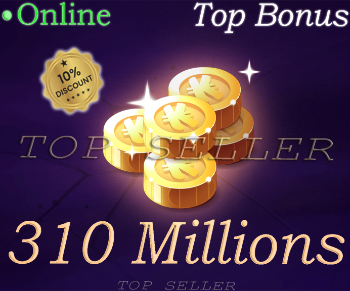 Fallanster : 310 Millions + Top bonus - Delivery time 1 minute