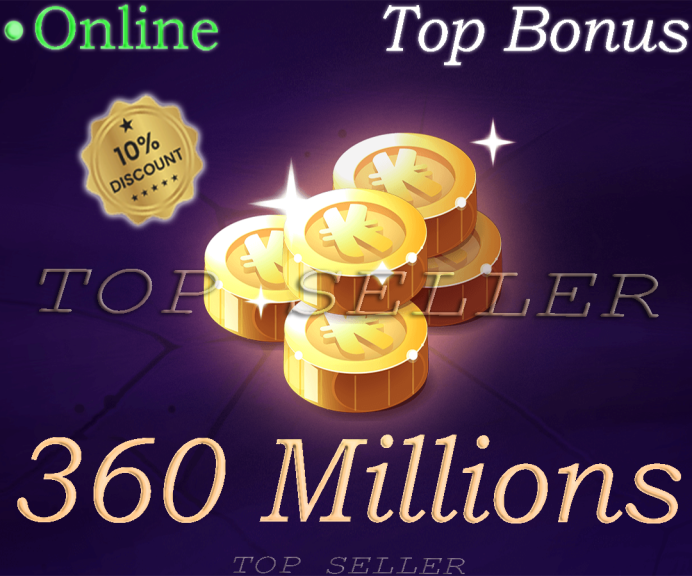 Fallanster : 360 Millions + Top bonus - Delivery time 1 minute