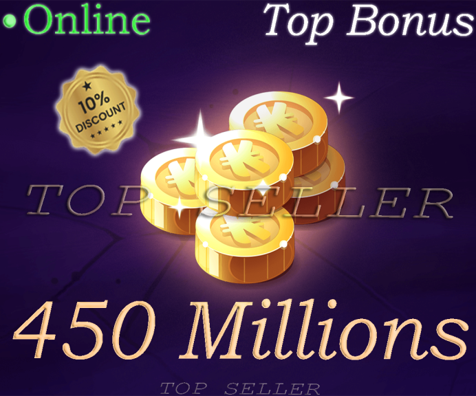Fallanster : 450 Millions + Top bonus - Delivery time 1 minute