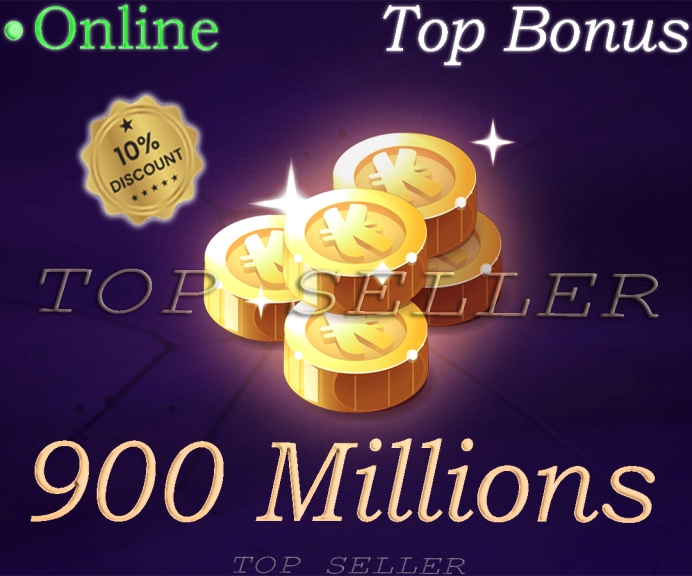 Fallanster : 900 Millions + Top bonus - Delivery time 1 minute