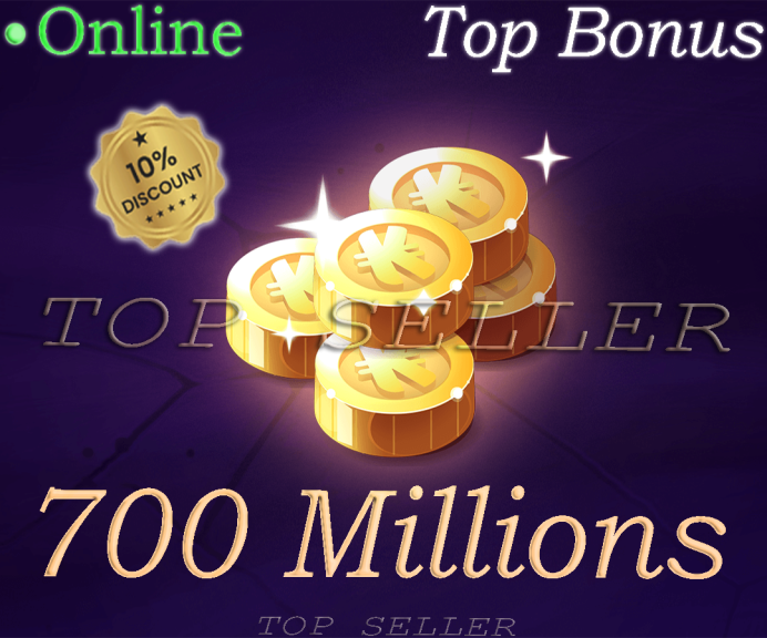 Fallanster : 700 Millions + Top bonus - Delivery time 1 minute