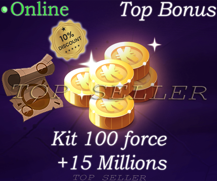 Hellmina : Kit Parchotage +100 Force + 15 000 000 Kamas + Top bonus - Fast Delivery