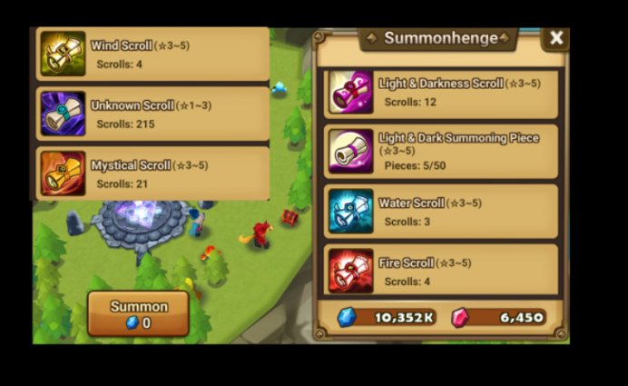 Global - 12 LD Scrolls + 6450 crystals + 25 scrolls + Ariel + 39 lvl +R