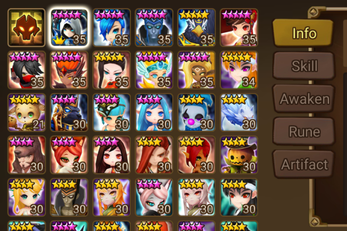 Global - 12 LD Scrolls + 6450 crystals + 25 scrolls + Ariel + 39 lvl +R