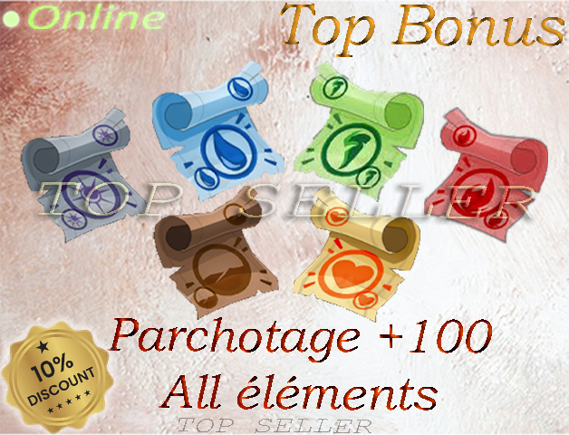 Pack Parchemins 100 All Elements - Livraison 1 min - Tiliwan