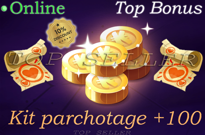 Kit Parchemins +100 Vitalité + Top bonus - Livraison en 1 min - Tiliwan