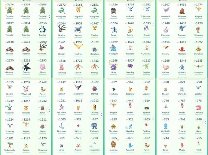 lvl37,have 15 Legendary Heatran Rayquaza Zekrom Shiny Giratina Kyurem etc,many nice high CP pokemons N8415