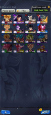 [Android & IOS] [Global] [Bandai ID] Dragon Ball Legends 8 Ultra Character/Lots full Star Charaacter/30 Legend Limited ~Level 240