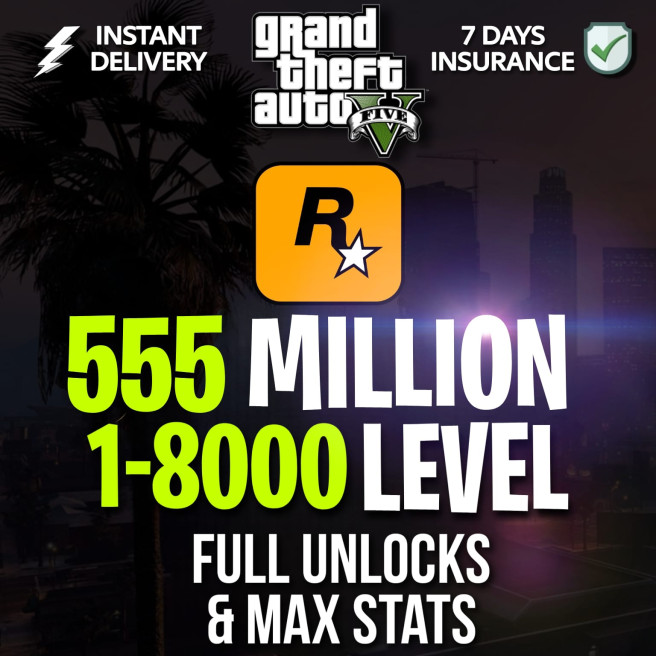 【PS4】【 500 MILLION Total In Assets + 1-30 Level】With Deluxos GTA 5 Online MODDED Account Full Access Instant Delivery
