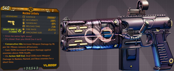 [PC/XB/PS] LVL1 INFINITY - 2.060.007 DMG (+2.05 MIL RADIATION DMG) - 21.27 FIRE RATE! - ANOINTED x3!!!