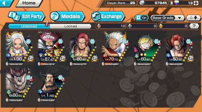 BR313-IOS+Androi-4 Ex(Snake+Roger V2+Shank V3+Shank V2)+Good Medal+Support 128%+Jabra+Bluneo+Sanji+S-Hawk+King Alber+Rayleigh+Robin
