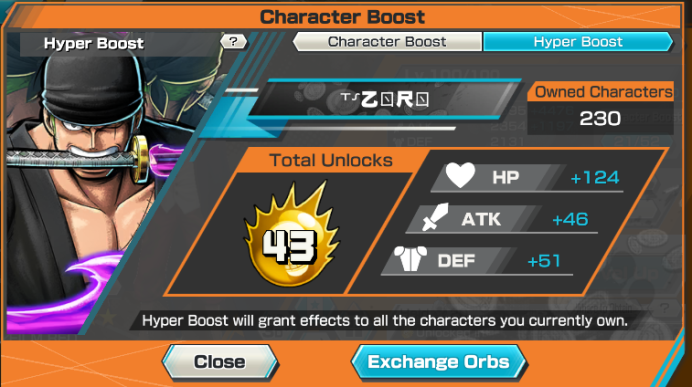 BR289-HYBER 43+5 Ex(Roger V2+Roger+Shank Red+Zoro+Black Beard)+SUP 163%+Good Medal+Many BF Max-Kaku+S-Hawk+Bluneo+King+Rayleigh+White Beard+Ulti