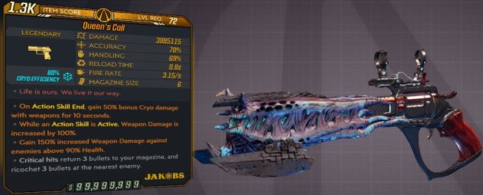 [PC/XB/PS] M10/L72 - QUEEN'S CALL 3.985.115 DMG (80% CRYO EFFICIENCY) - 0.8s RELOAD! ANOINTED x3 - CRAZY DAMAGE!!
