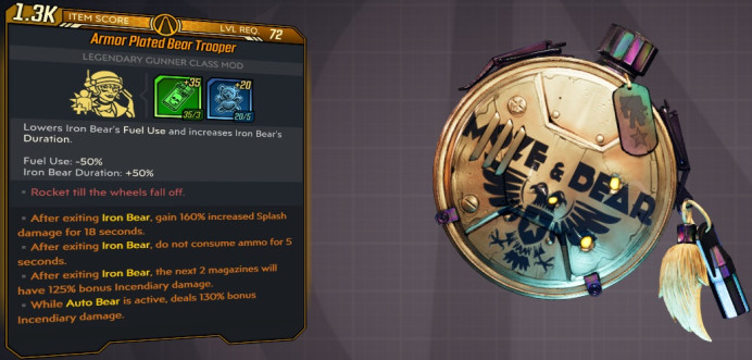 [PC/XB/PS] M10/L72 - BEAR TROOPER +35 STOKE THE EMBERS, +20 STAINLESS STEEL BEAR - ANOINTED BEAR x4