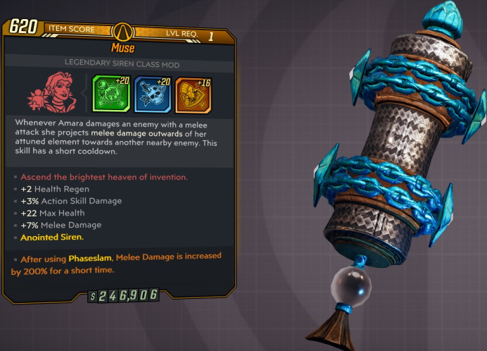 [PC/XB/PS] L1 MUSE - +20 JAB CROSS +20 LAID BARE +16 ILLUMINATED FIST (+2 HP REGEN, 3% ASD, +22 HP, +7% MELEE DMG) - ANOINTED SIREN