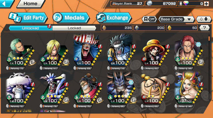 BR320-IOS+Android-4 Ex(Shank V3 Max+Kaido V3 Max+Kaido V2+Shank V2)+Good Medal+SUP 147%+Jabra+Young Ray+Kaku+Donflamingo+King+Cracker+Ulti+Sanji