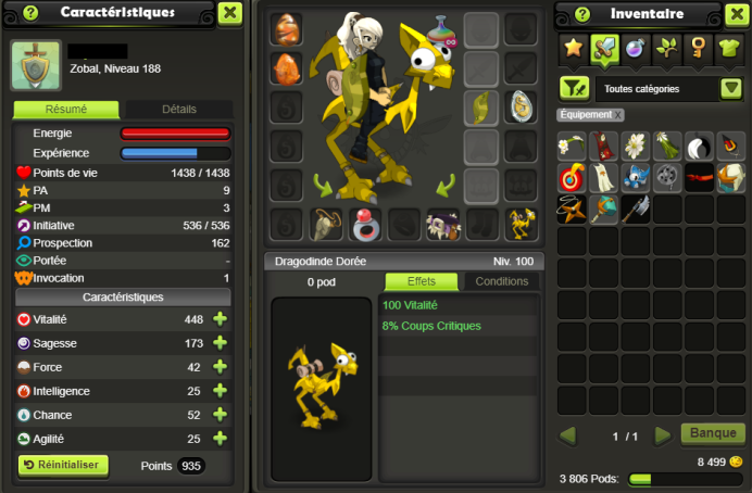 ZOBAL 188 (Scroll +100/SKINS/Items) Blair !! Never Certificat, 100% Safe.