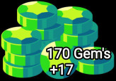 170 + 17 FREE GEM'S _ FAST DELIVERY