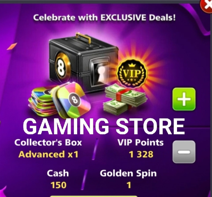 150 Cash + 1 Advance Collector Box + 1 Golden Shot + 1 Rare Box