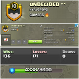 UNDECIDED !! LEVEL 10 !! UNRANKED !! WIN 136 LOSS 171 !! GOOD NAME !! CHEAP !! INSTANT DELIVERY