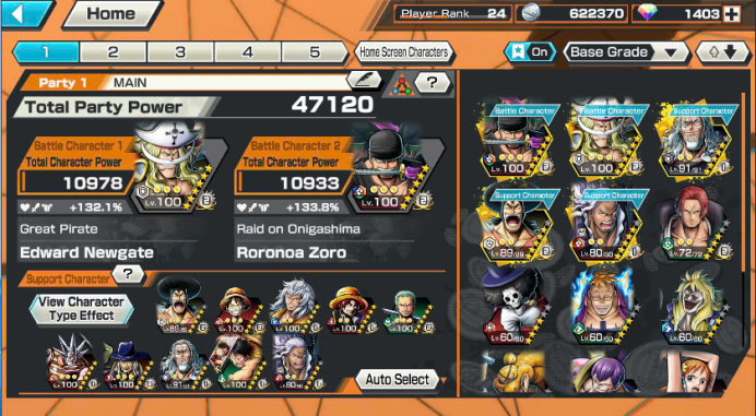 BR184-Android Only-1403 Diamond RD-3 Ex Meta(Zoro+White Beard+Shank Red)+SUP 132%+Good Medal+Oden V2+Rayleigh+Katakuri