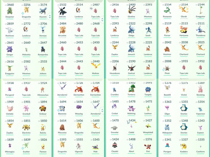lvl32,have 34 Legendary,Mewtwo Rayquaza Giratina Dialga etc,have Shiny Celebi,many nice pokemons N8496