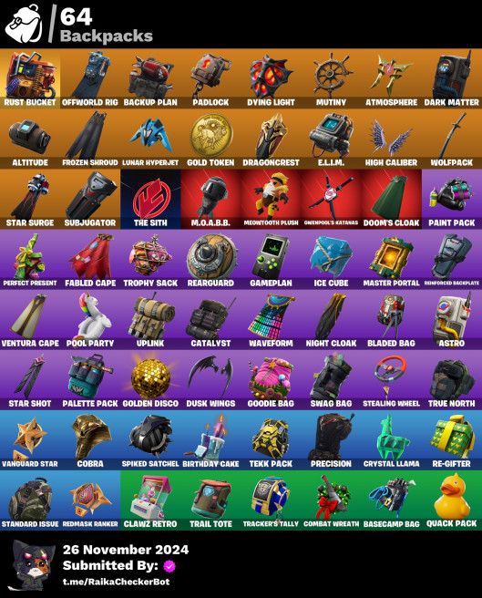 [PC/XBOX/NINTENDO/PSN ]   68 skins ·  The Reaper . Elite Agent . Take The L /Glow .  Havoc . Trailblazer LAZ28
