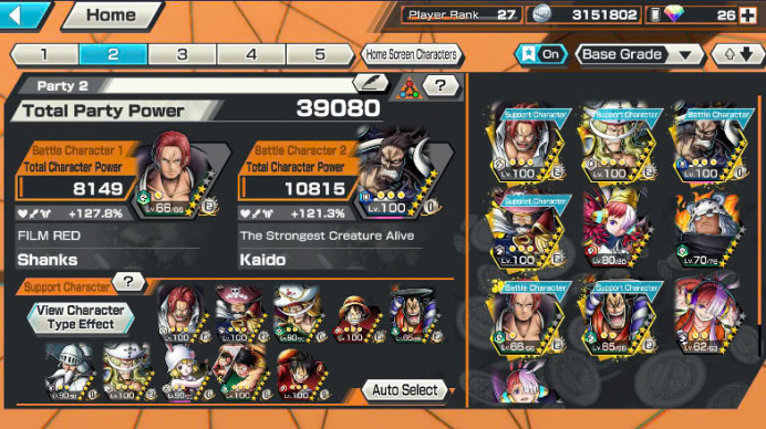 BR326-IOS+Android-6 Ex Meta(Shank V4+Roger V2+Kaido V2+White Beard+Shank V3+Oden)+Good Medal+3 Uta Versions+S-Bear+Pacifista+Sanji+S-Hawk