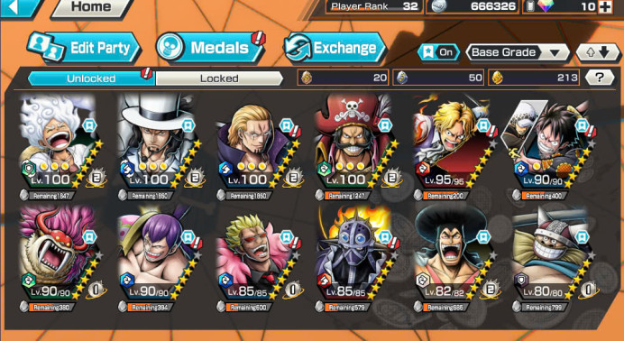 BR330-IOS+Android-Hyber 8+3 Ex Meta Max(Lucci+Luffy Gear 5+Roger V1)+Support 140%+Good Medal+Young Ray Max+Kaku+King+Oden v2+Cracker+Broggy