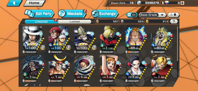 BR333-Android+IOS-2 Ex Meta Max(Kid Law+Lucci)+813 Frag+Good Medal+Support 124%+Dorry Max+Ulti+King+Robin+Oden V2+Kaku